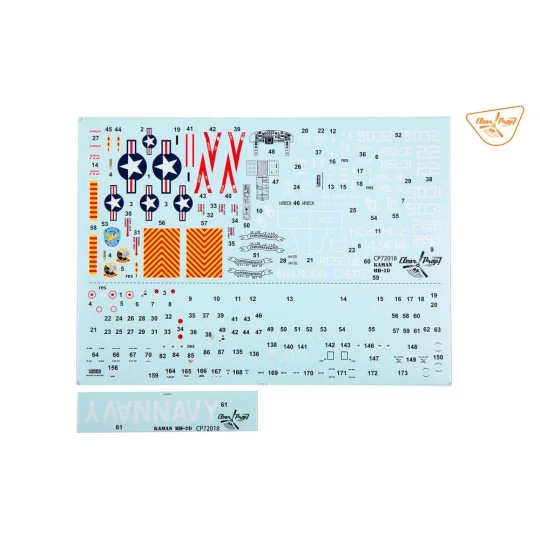 HH-2D Seasprite, 1/72 - Clear Prop Models CP72018