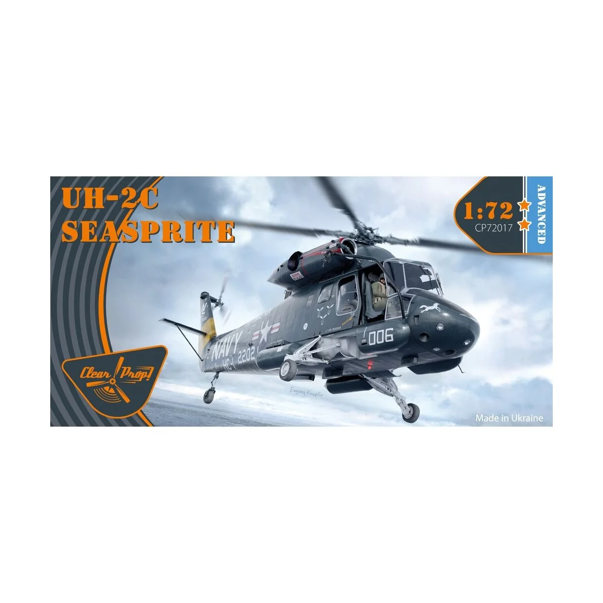 UH-2C Seasprite, 1/72 - Clear Prop Models CP72017