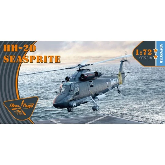 HH-2D Seasprite, 1/72 - Clear Prop Models CP72018