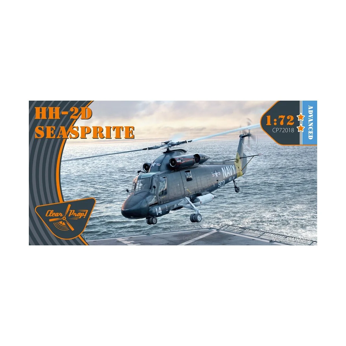 HH-2D Seasprite, 1/72 - Clear Prop Models CP72018
