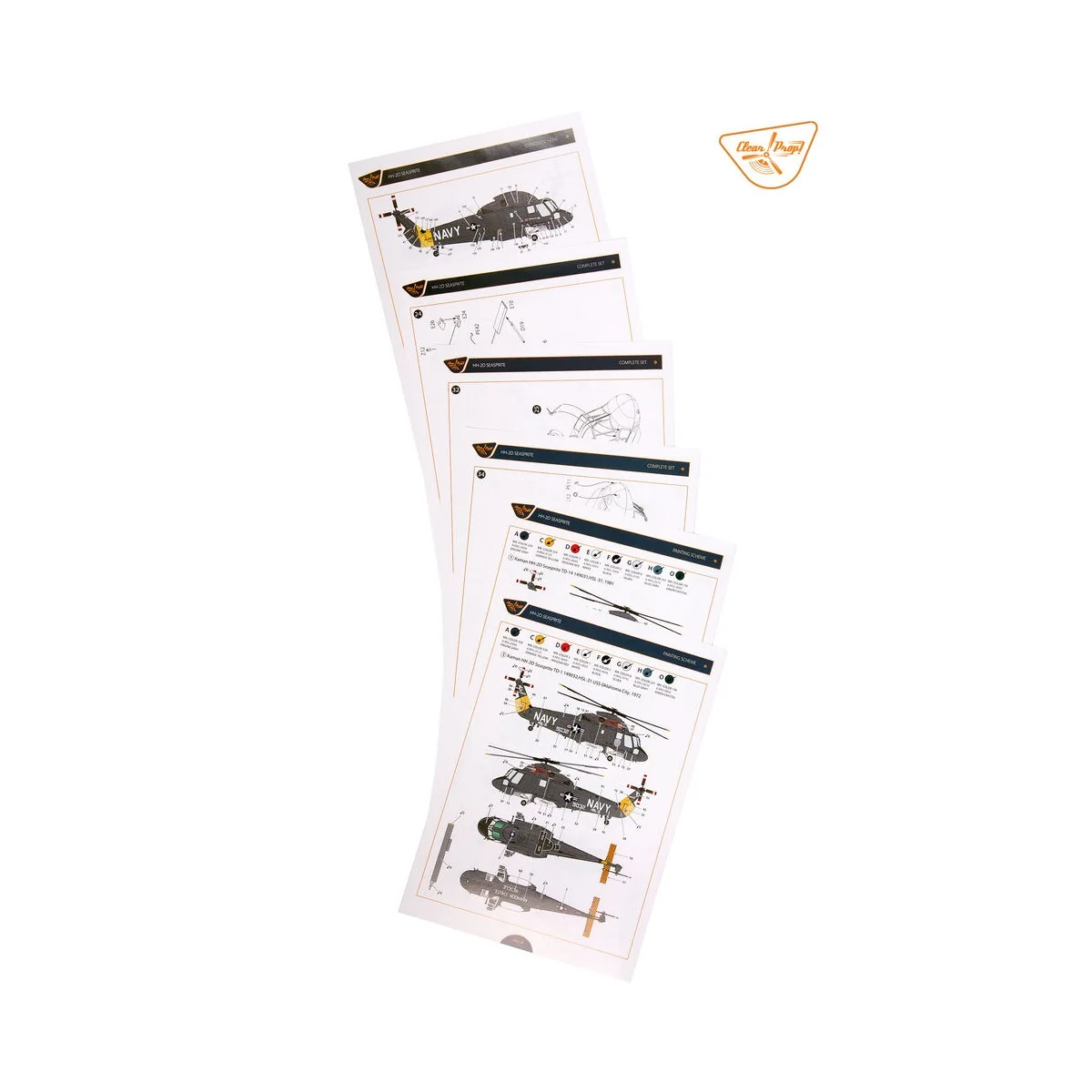 HH-2D Seasprite, 1/72 - Clear Prop Models CP72018