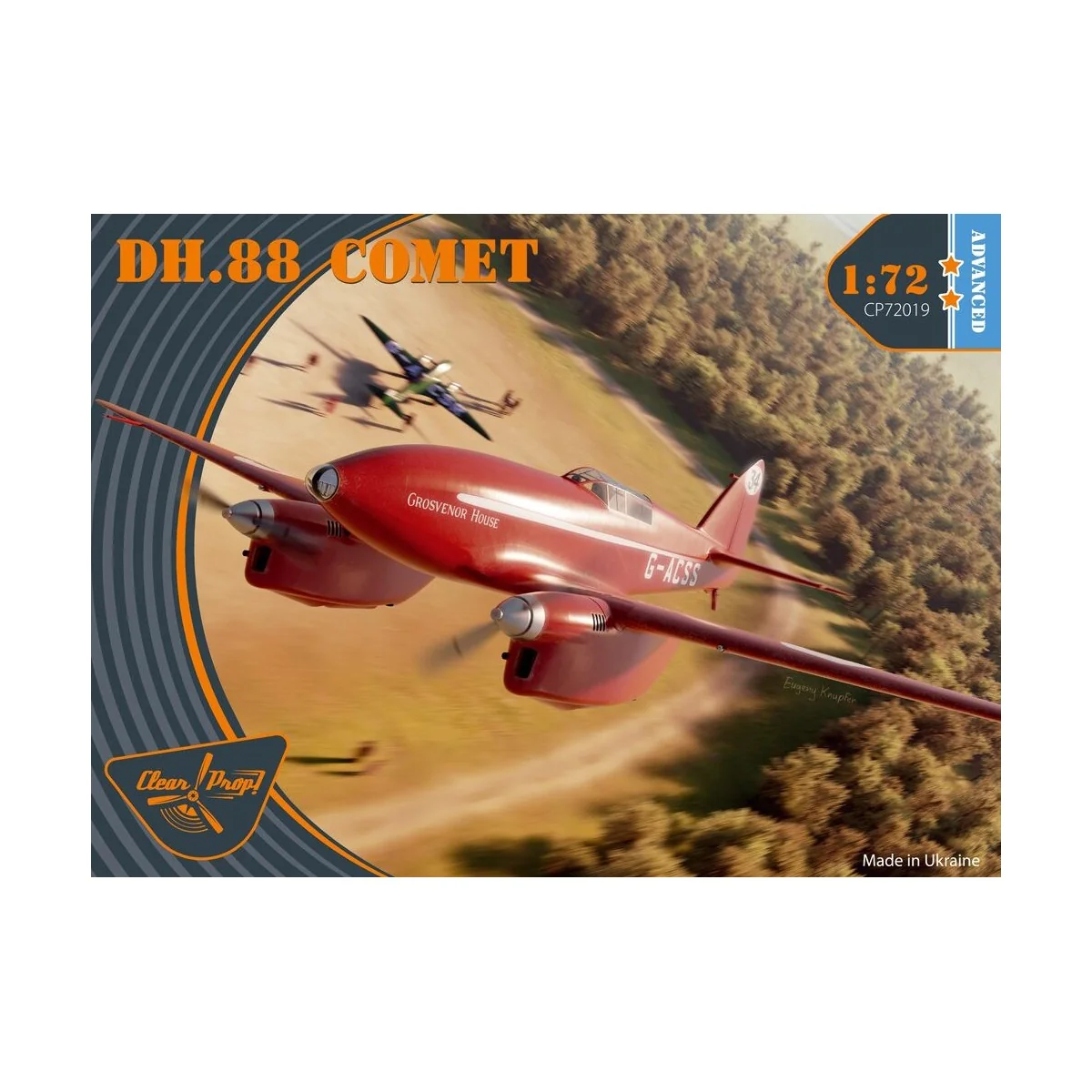 DH.88 Comet, 1/72 - Clear Prop Models CP72019