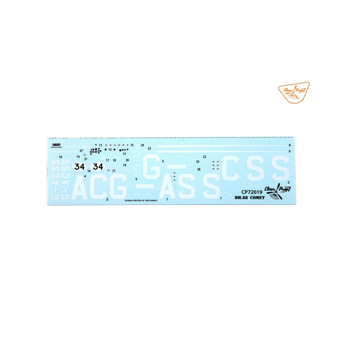 DH.88 Comet, 1/72 - Clear Prop Models CP72019