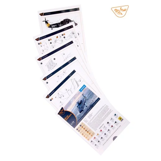 HH-2D Seasprite, 1/72 - Clear Prop Models CP72018