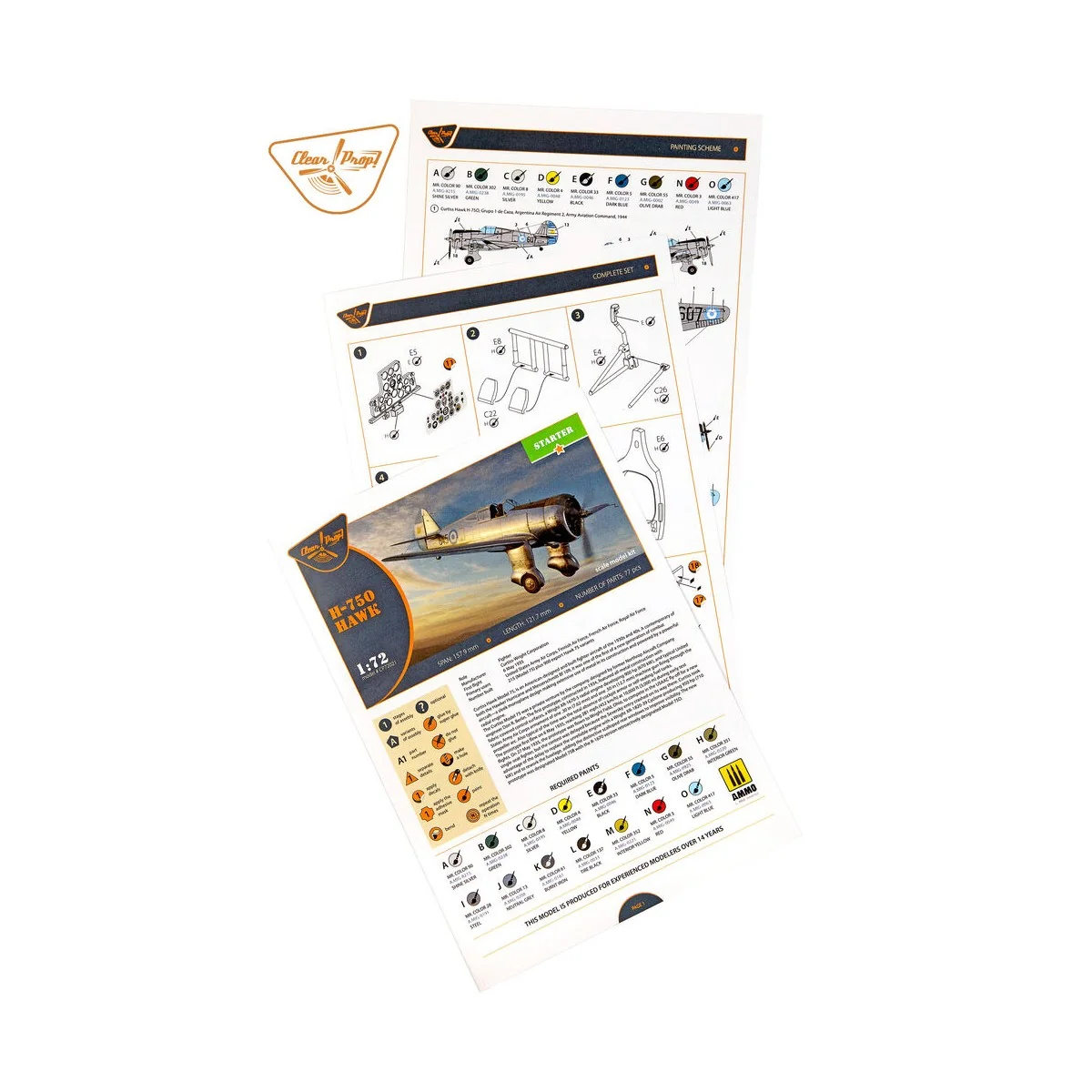 H-75O Hawk, 1/72 - Clear Prop Models CP72021 H-75O Hawk, 1/72 - Clear Prop Models CP72021