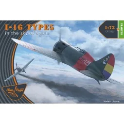 I-16 type 5 (in the sky of Spain), 1/72 - Clear Prop Models CP72023
