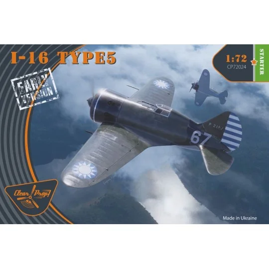 I-16 type 5 (early version), 1/72 - Clear Prop Models CP72024