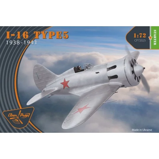 I-16 type 5 (1938-1941), 1/72 - Clear Prop Models CP72025 I-16 type 5 (1938-1941), 1/72 - Clear Prop Models CP72025