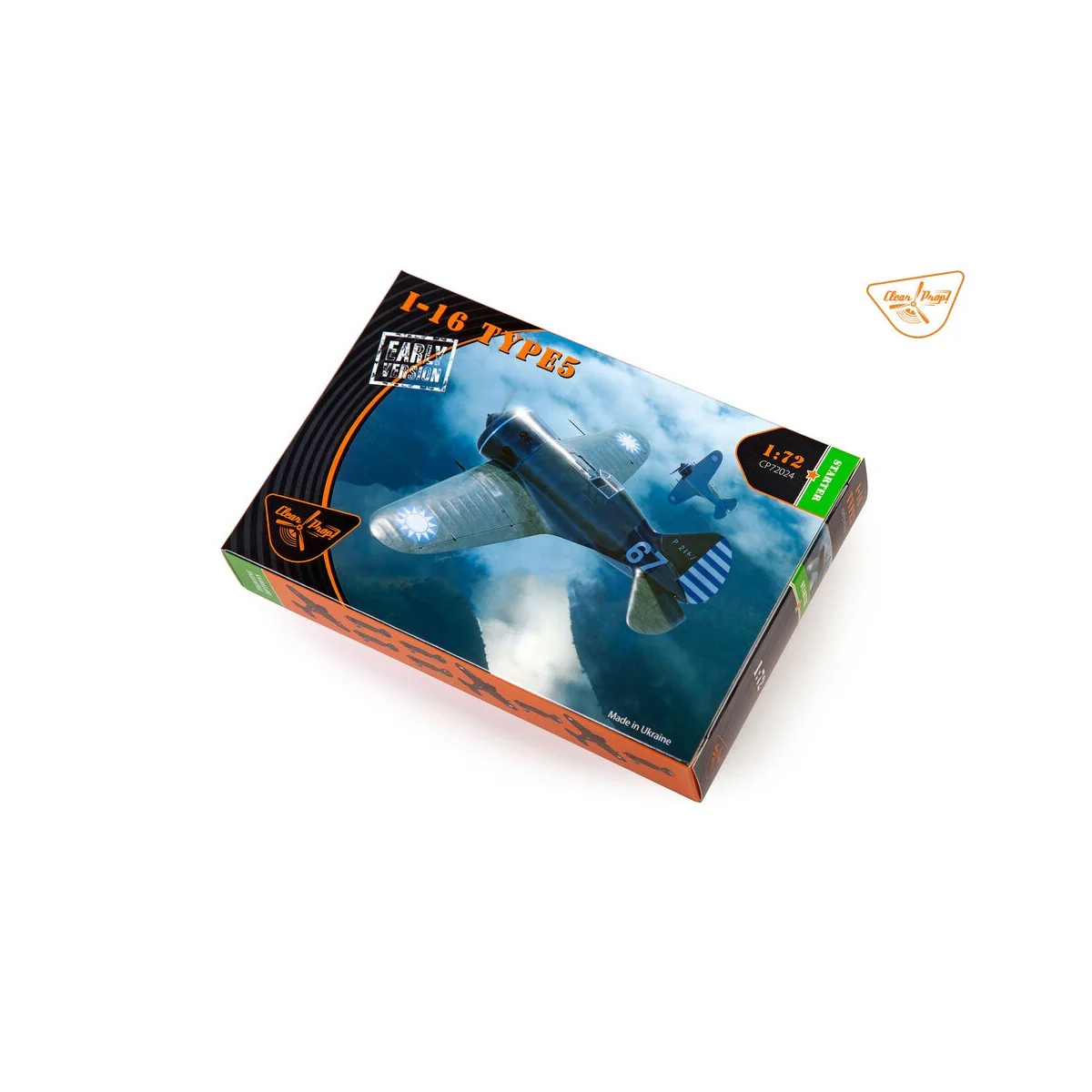 I-16 type 5 (early version), 1/72 - Clear Prop Models CP72024