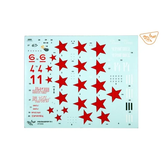 Polikarpov R-1, 1/72 - Clear Prop Models CP72026 Polikarpov R-1, 1/72 - Clear Prop Models CP72026