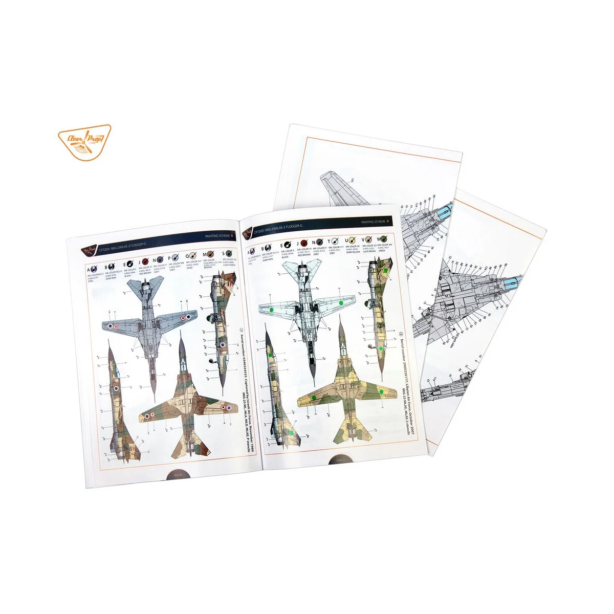 MiG-23MLAE-2 Flogger-G, 1/72 - Clear Prop Models CP72031