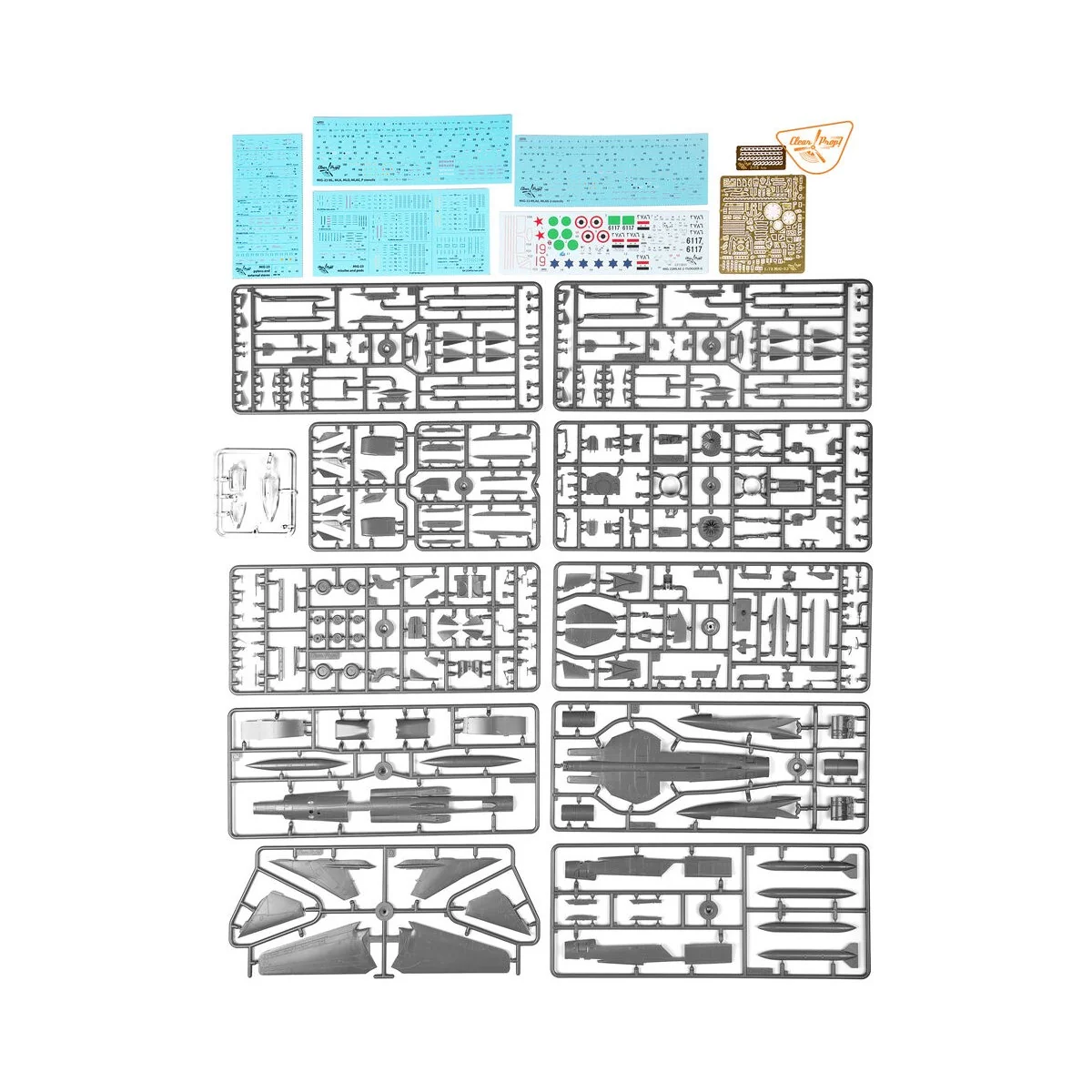 MiG-23MLAE-2 Flogger-G, 1/72 - Clear Prop Models CP72031