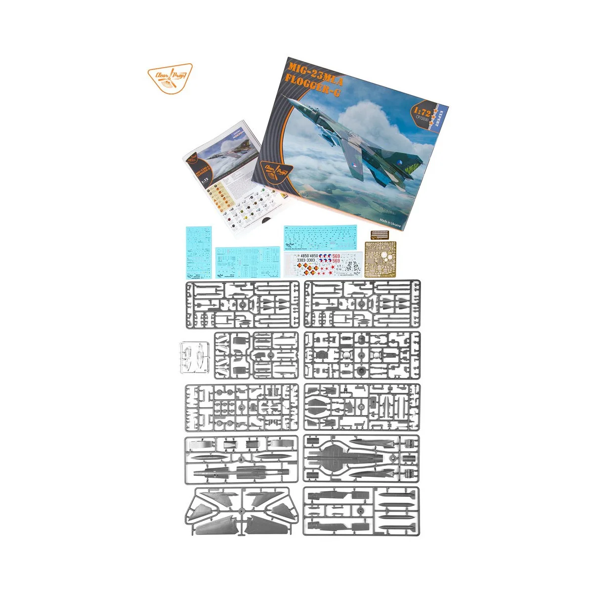 MiG-23MLA Flogger-G, 1/72 - Clear Prop Models CP72030