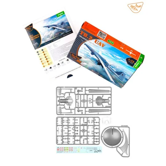 TB.2 UAV UKRAINIAN ARMY, 1/72 - Clear Prop Models CP72033