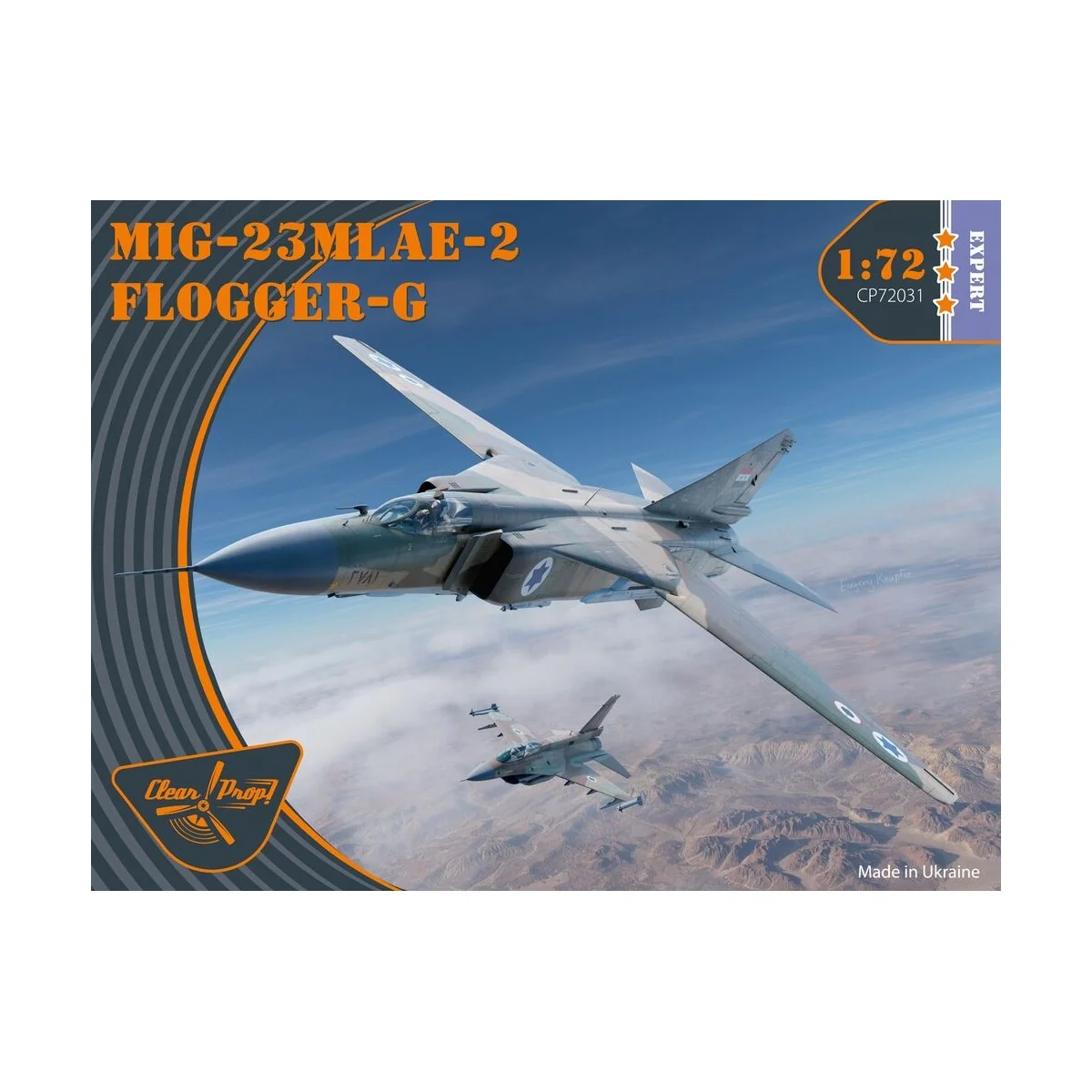 MiG-23MLAE-2 Flogger-G, 1/72 - Clear Prop Models CP72031