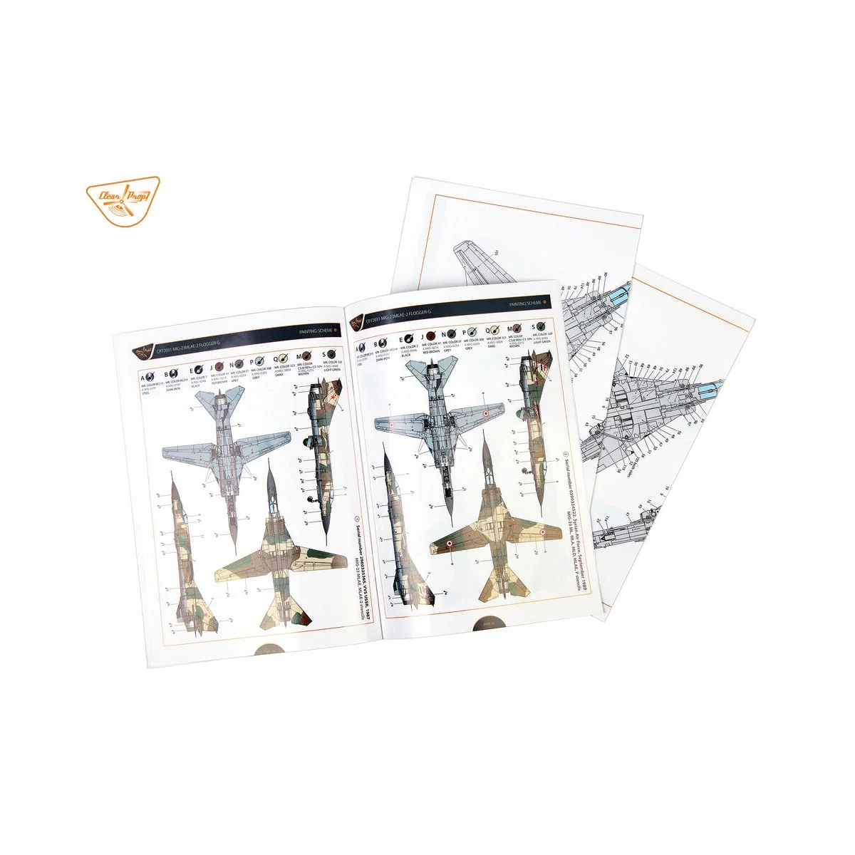 MiG-23MLAE-2 Flogger-G, 1/72 - Clear Prop Models CP72031