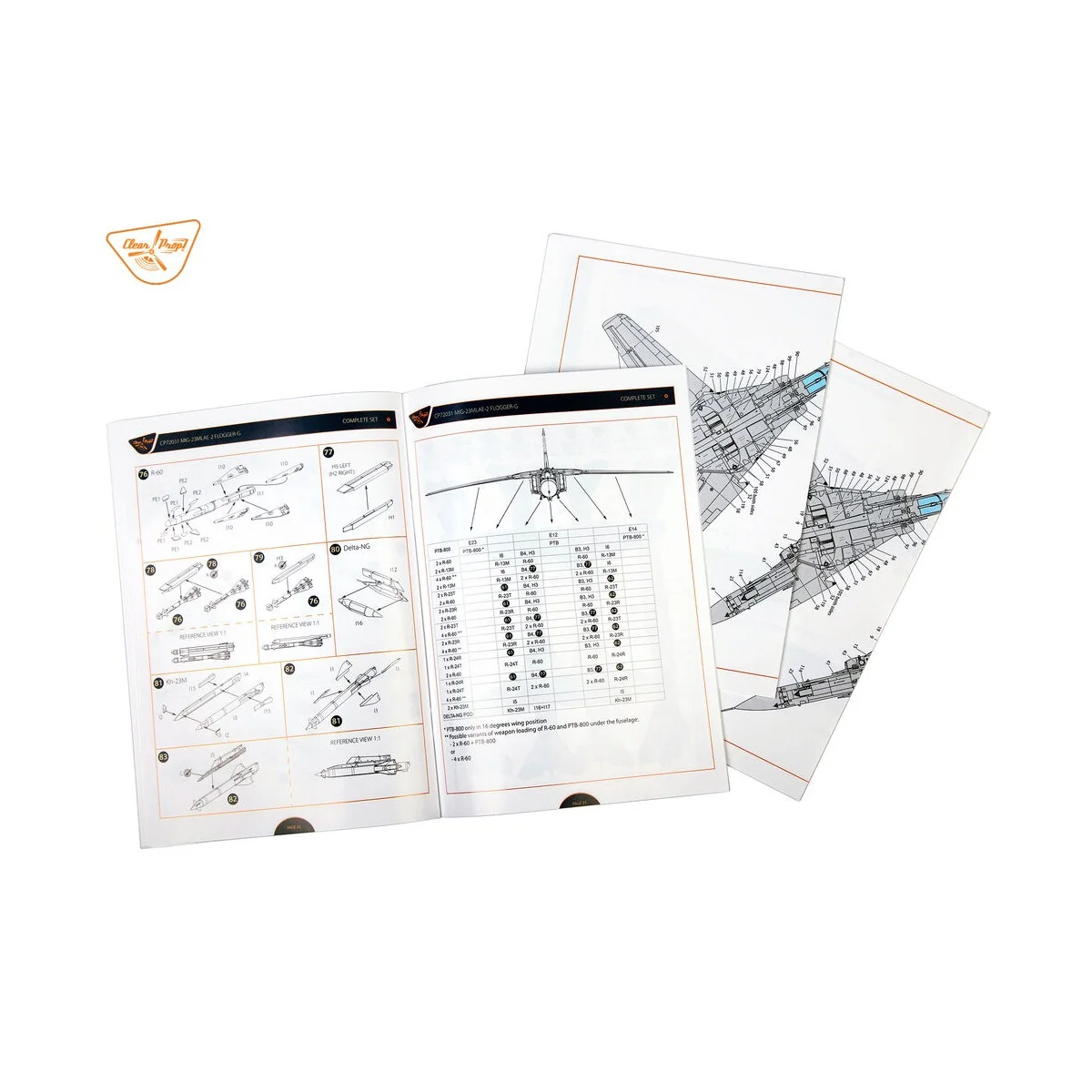 MiG-23MLAE-2 Flogger-G, 1/72 - Clear Prop Models CP72031