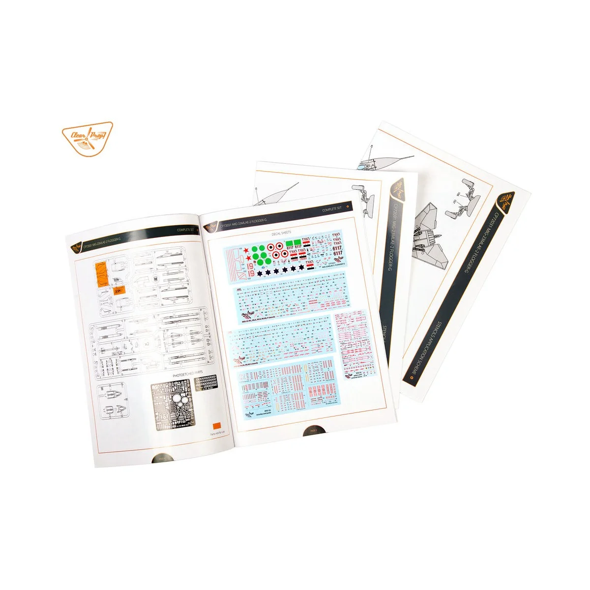 MiG-23MLAE-2 Flogger-G, 1/72 - Clear Prop Models CP72031