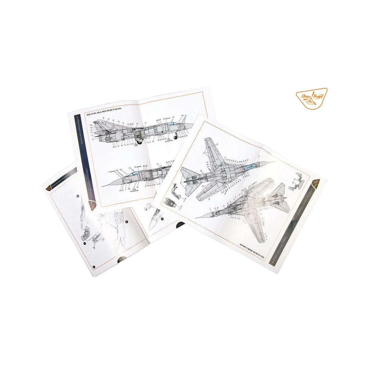 MiG-23MLAE-2 Flogger-G, 1/72 - Clear Prop Models CP72031