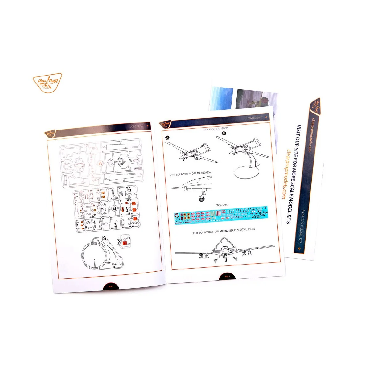 TB.2 UAV UKRAINIAN ARMY, 1/72 - Clear Prop Models CP72033