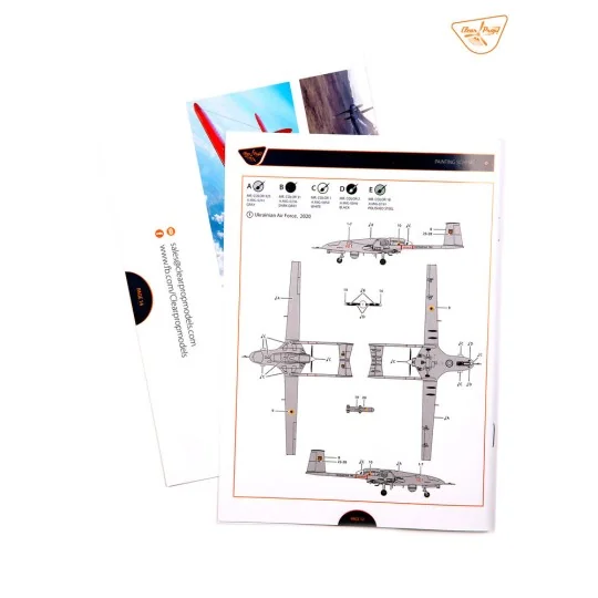 TB.2 UAV UKRAINIAN ARMY, 1/72 - Clear Prop Models CP72033