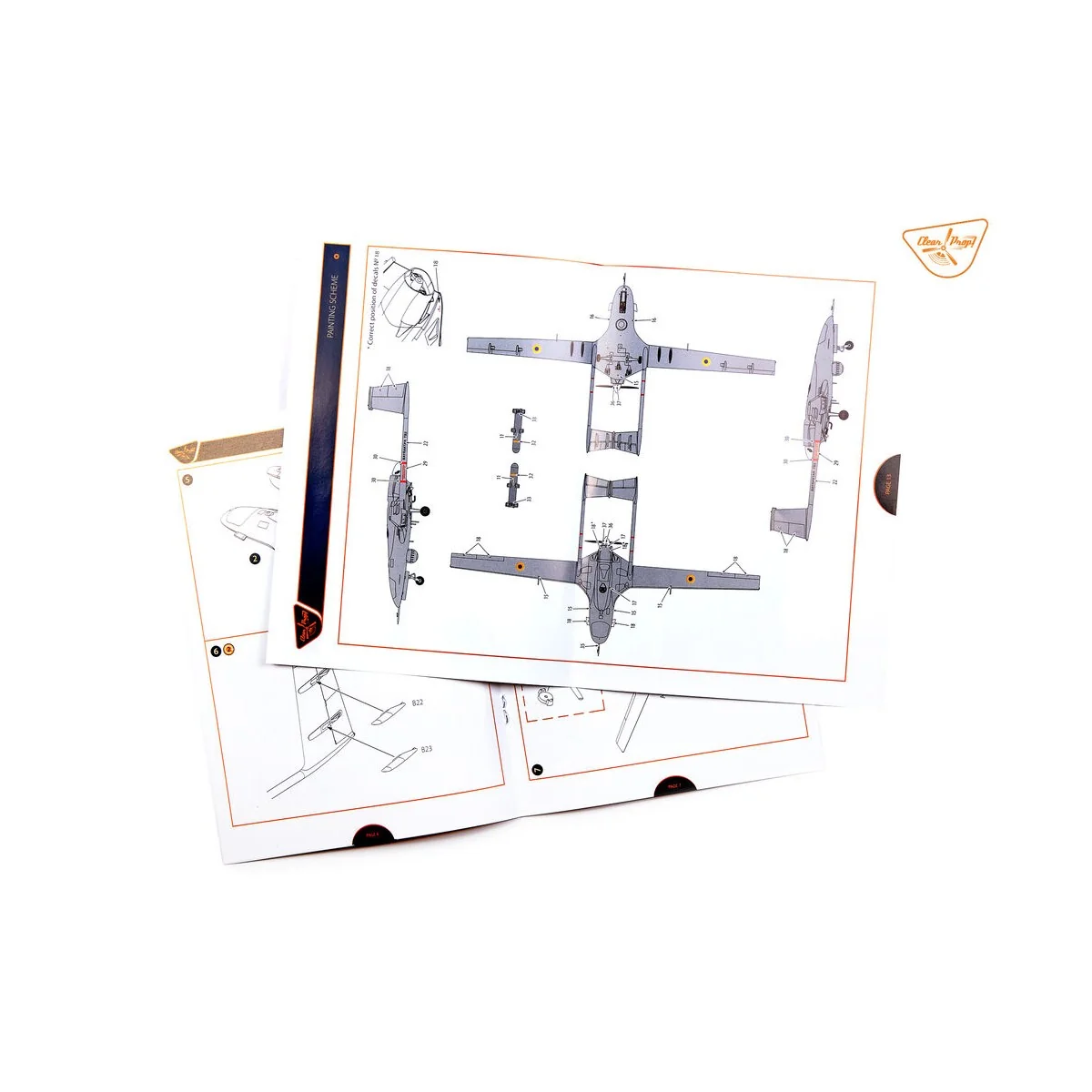 TB.2 UAV UKRAINIAN ARMY, 1/72 - Clear Prop Models CP72033