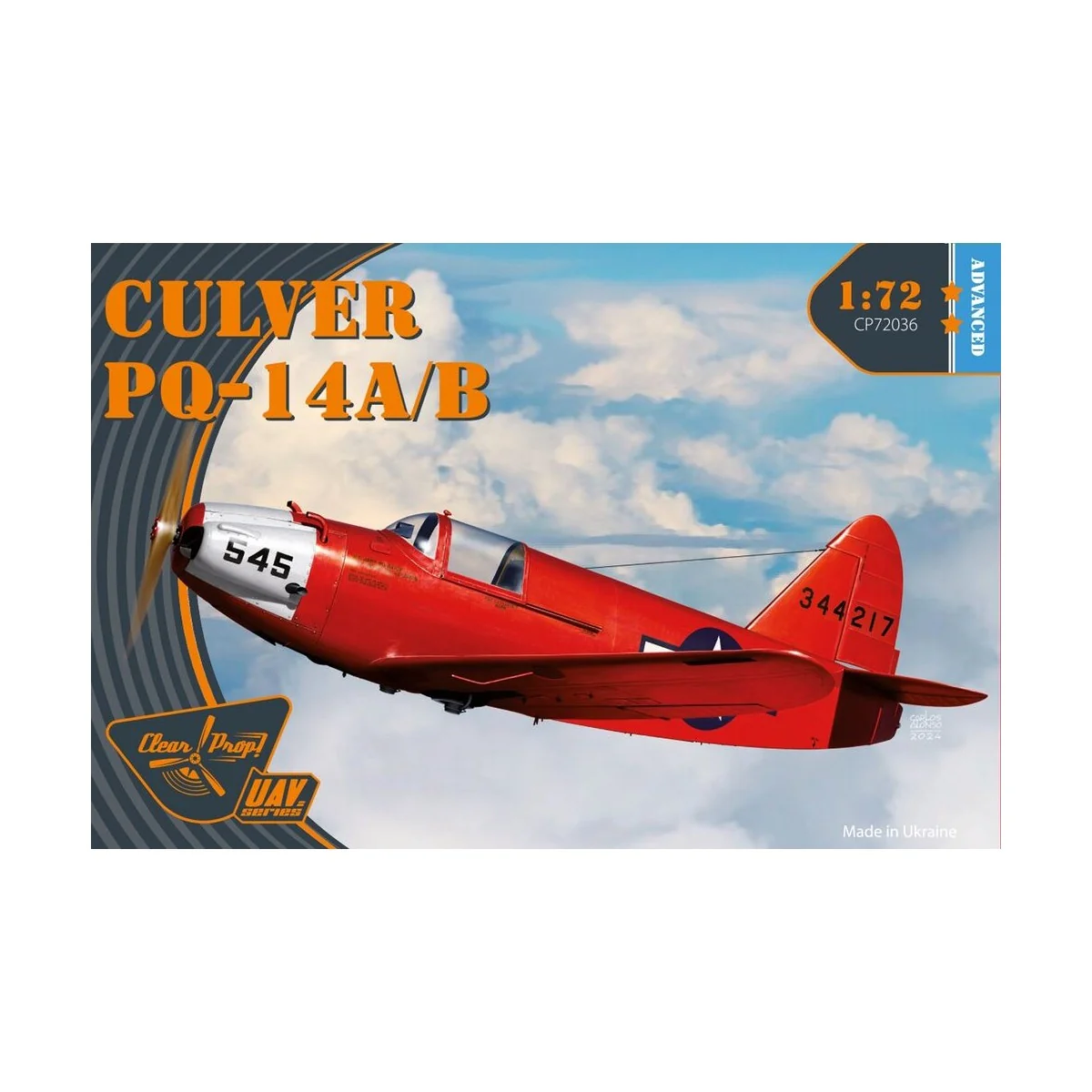 Culver PQ-14A/B, 1/72 - Clear Prop Models CP72036