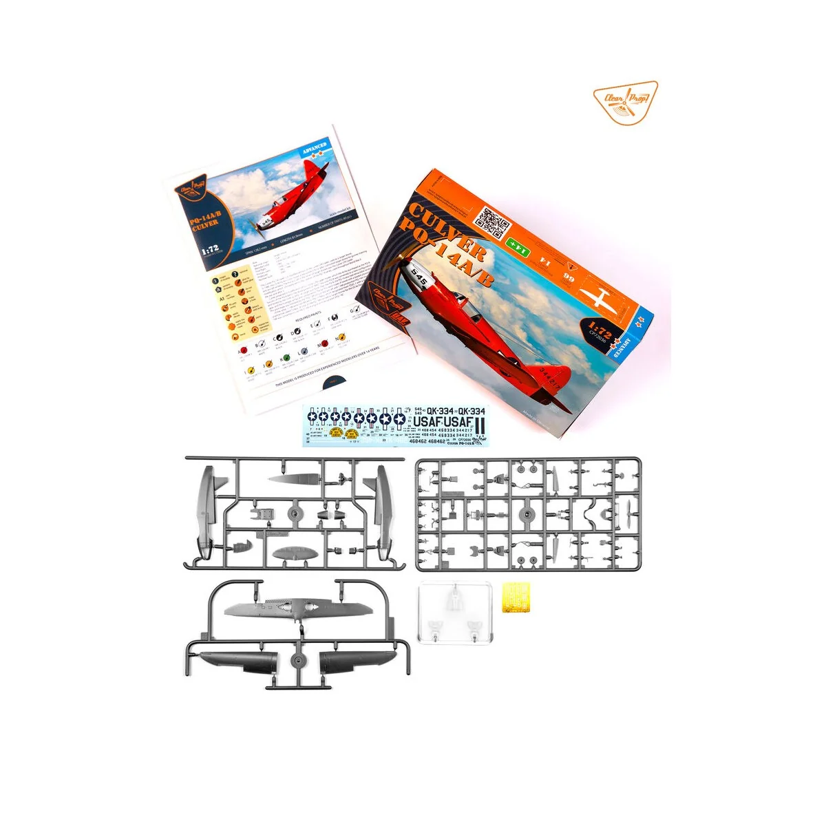 Culver PQ-14A/B, 1/72 - Clear Prop Models CP72036