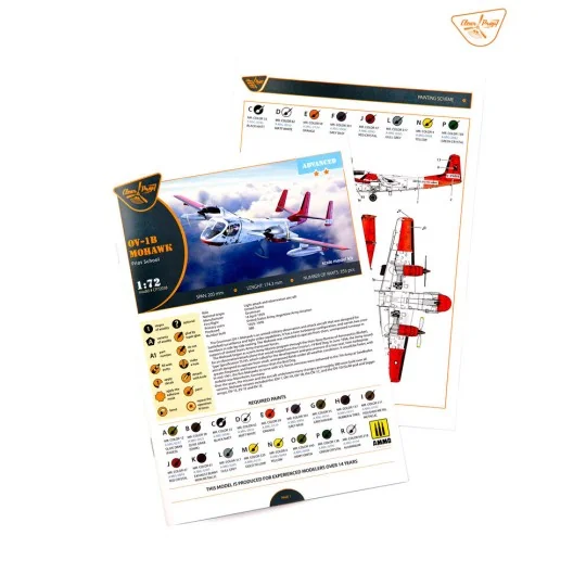 OV-1B Mohawk Pilot School, 1/72 - Clear Prop Models CP72038