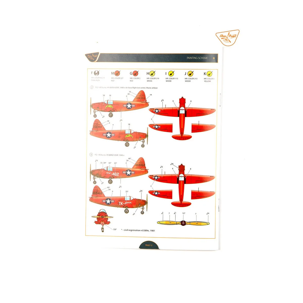 Culver PQ-14A/B, 1/72 - Clear Prop Models CP72036