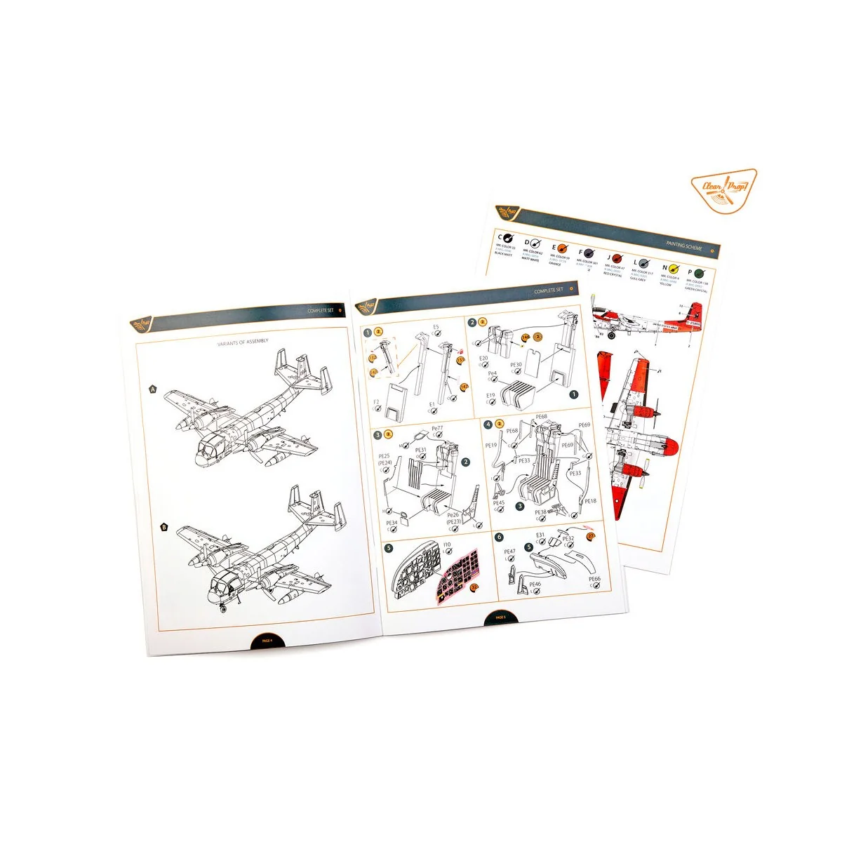 OV-1B Mohawk Pilot School, 1/72 - Clear Prop Models CP72038