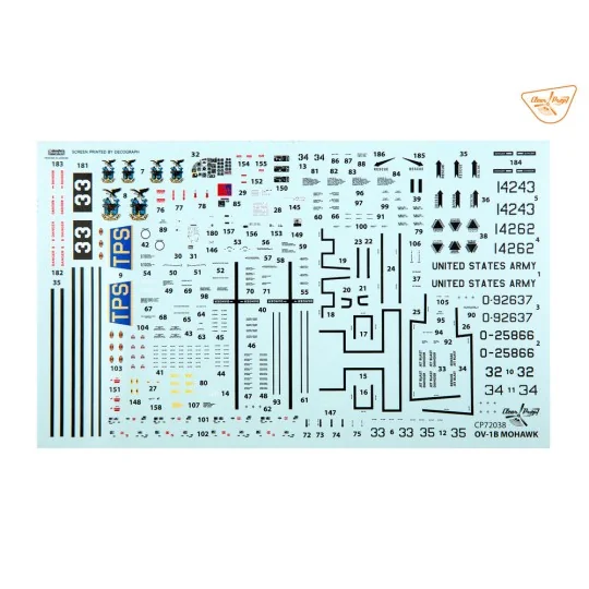OV-1B Mohawk Pilot School, 1/72 - Clear Prop Models CP72038