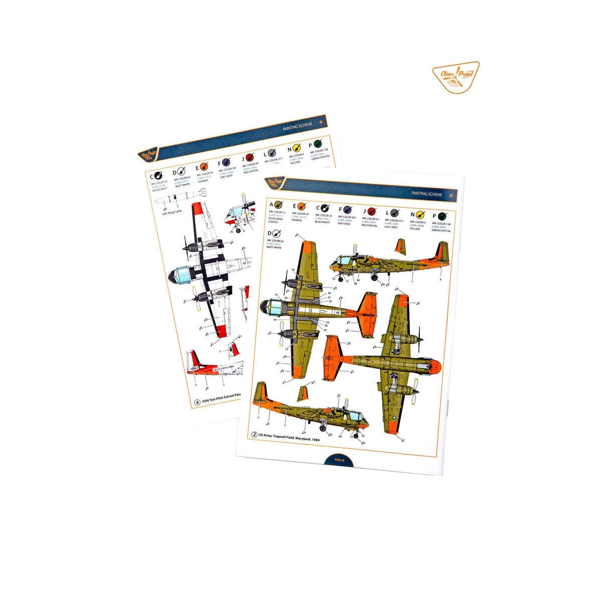 OV-1B Mohawk Pilot School, 1/72 - Clear Prop Models CP72038