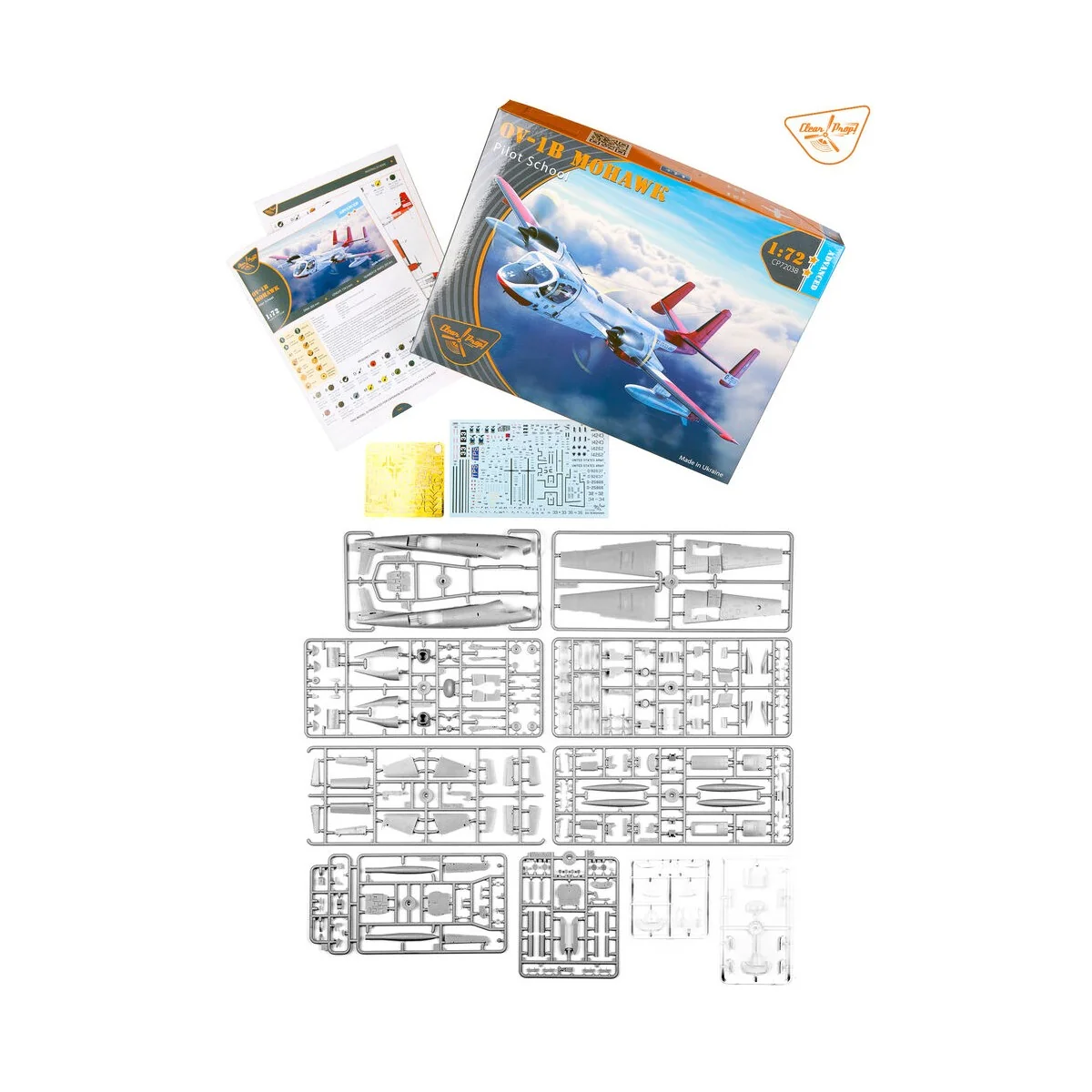 OV-1B Mohawk Pilot School, 1/72 - Clear Prop Models CP72038