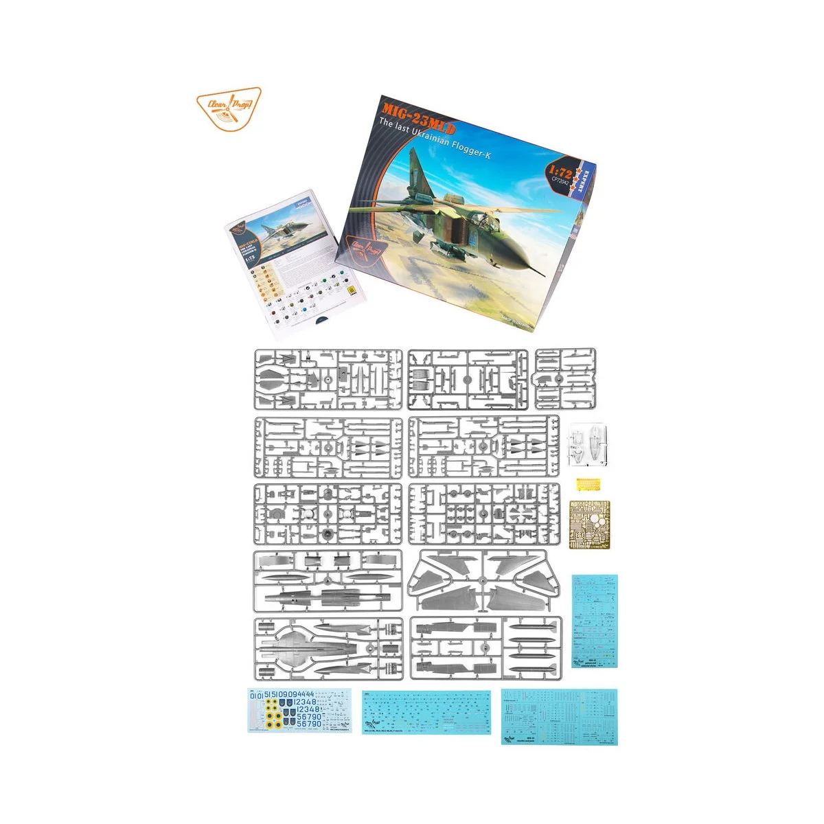 MiG-23MLD The last Ukrainian Flogger-?, 1/72 - Clear Prop Models CP... MiG-23MLD The last Ukrainian Flogger-?, 1/72 - Clear Prop Models CP...