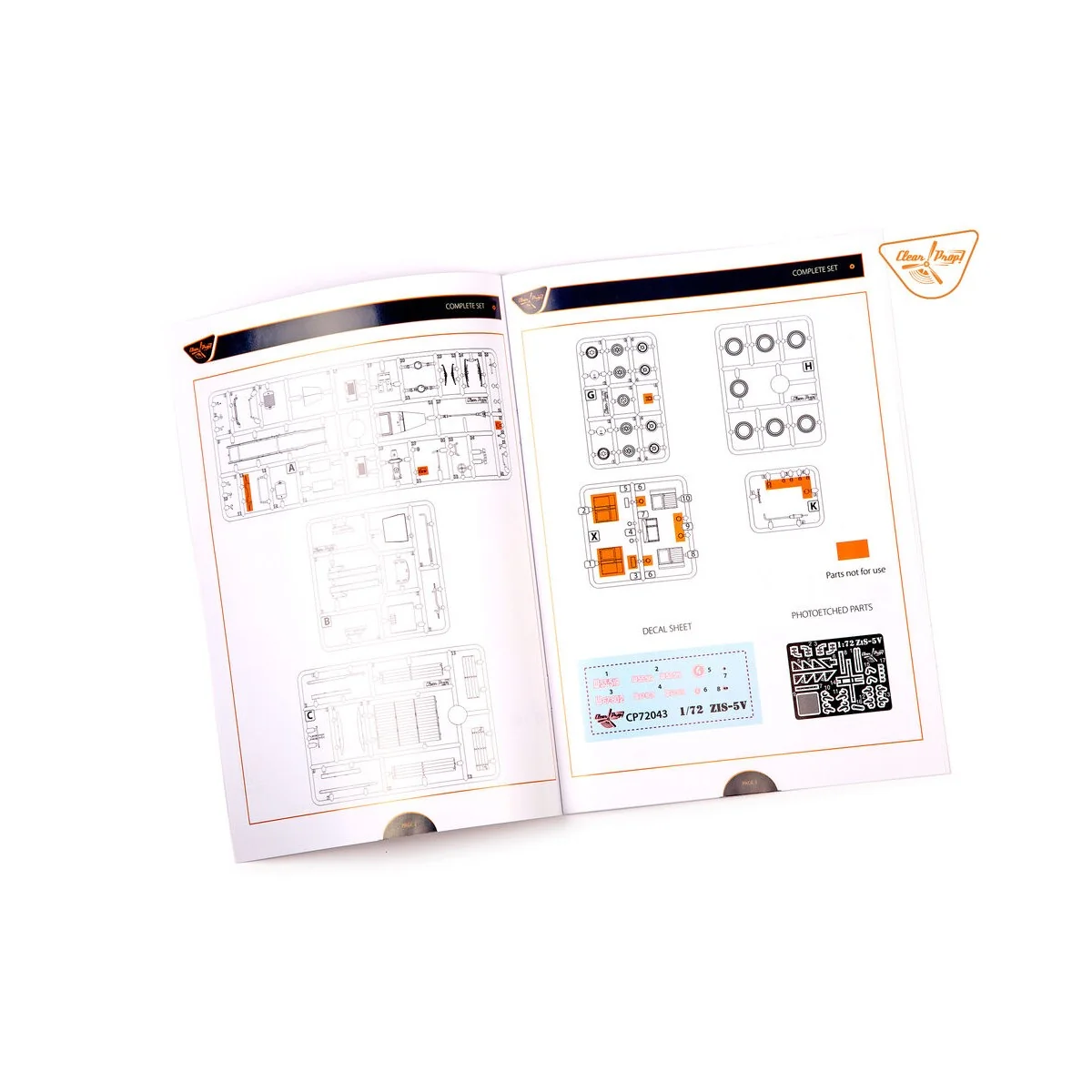 ZiS-5V, 1/72 - Clear Prop Models CP72043 ZiS-5V, 1/72 - Clear Prop Models CP72043