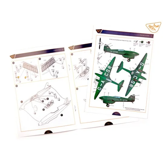 DH.88 Comet MacRobertson Trophy Air Race, 1/72 - Clear Prop Models ...