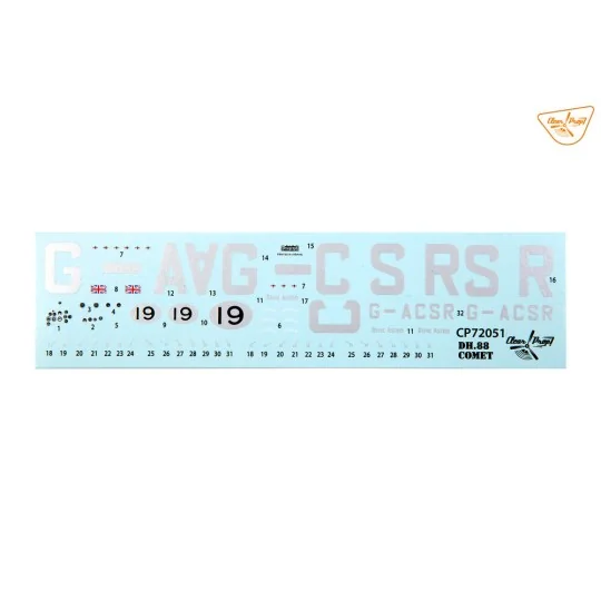 DH.88 Comet MacRobertson Trophy Air Race, 1/72 - Clear Prop Models ...