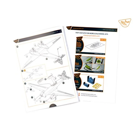 DH.88 Comet MacRobertson Trophy Air Race, 1/72 - Clear Prop Models ...