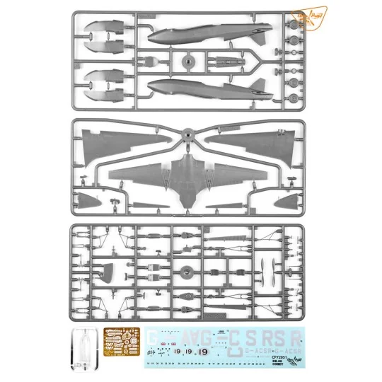 DH.88 Comet MacRobertson Trophy Air Race, 1/72 - Clear Prop Models ...