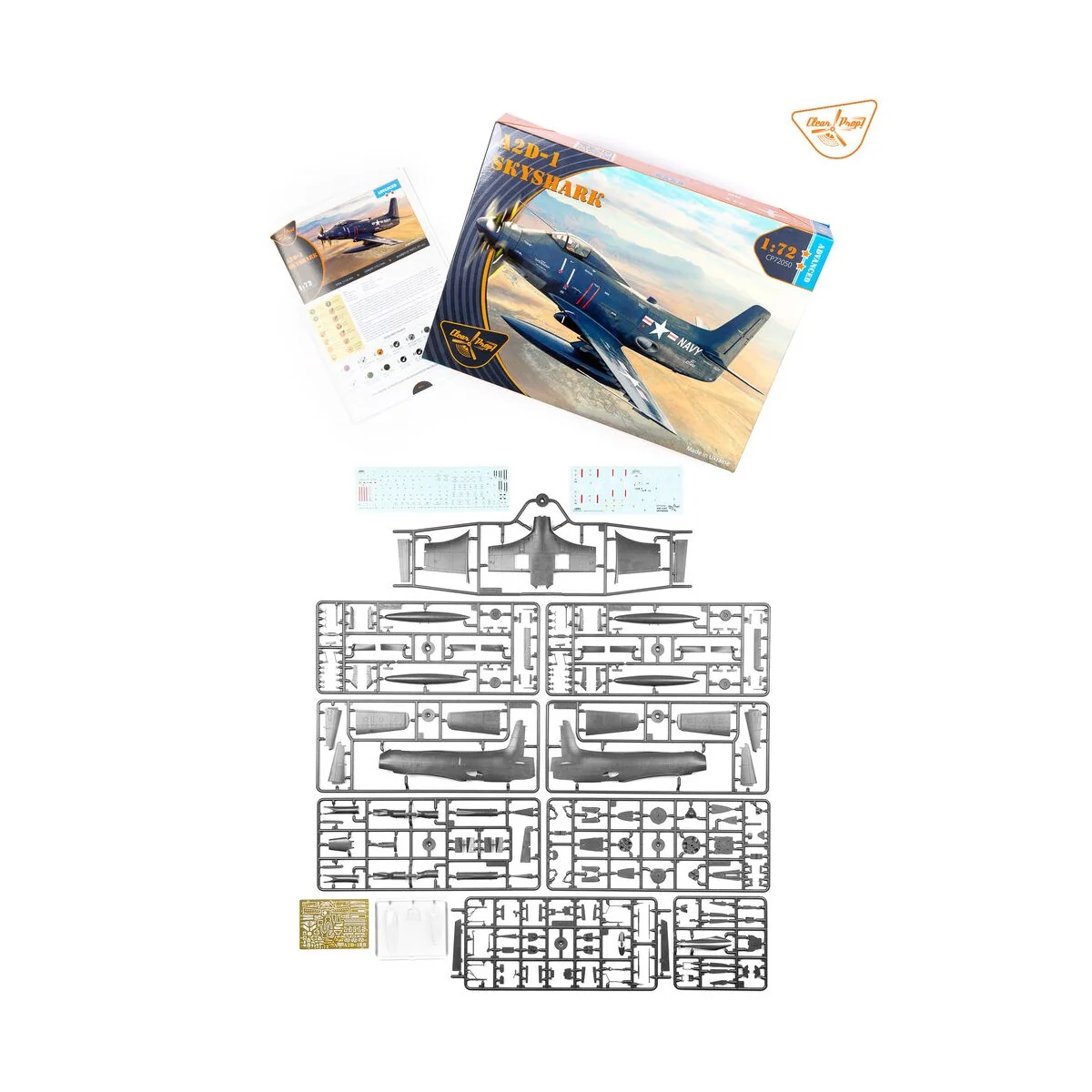 A2D-1 Skyshark, 1/72 - Clear Prop Models CP72050 A2D-1 Skyshark, 1/72 - Clear Prop Models CP72050