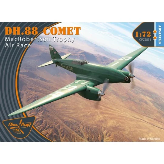 DH.88 Comet MacRobertson Trophy Air Race, 1/72 - Clear Prop Models ...