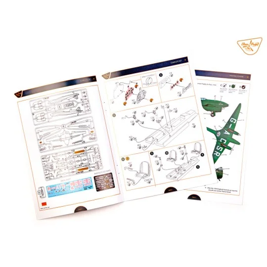 DH.88 Comet MacRobertson Trophy Air Race, 1/72 - Clear Prop Models ...
