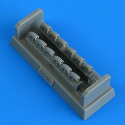 P-39Q/N exhaust HASEGAWA - Quickboost QB49 057