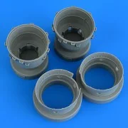 B-25J Mitchell cowlings & cooling flaps (closed pos.) HK MODEL - Qu...