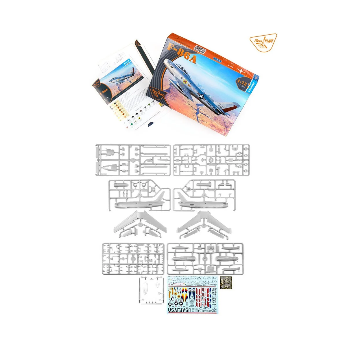 F-86A, 1/72 - Clear Prop Models CP72054