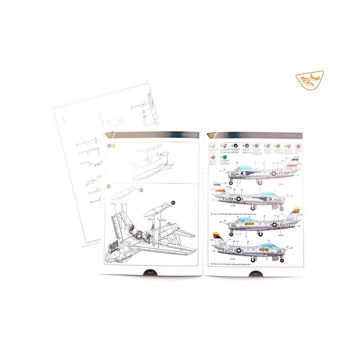 F-86A, 1/72 - Clear Prop Models CP72054