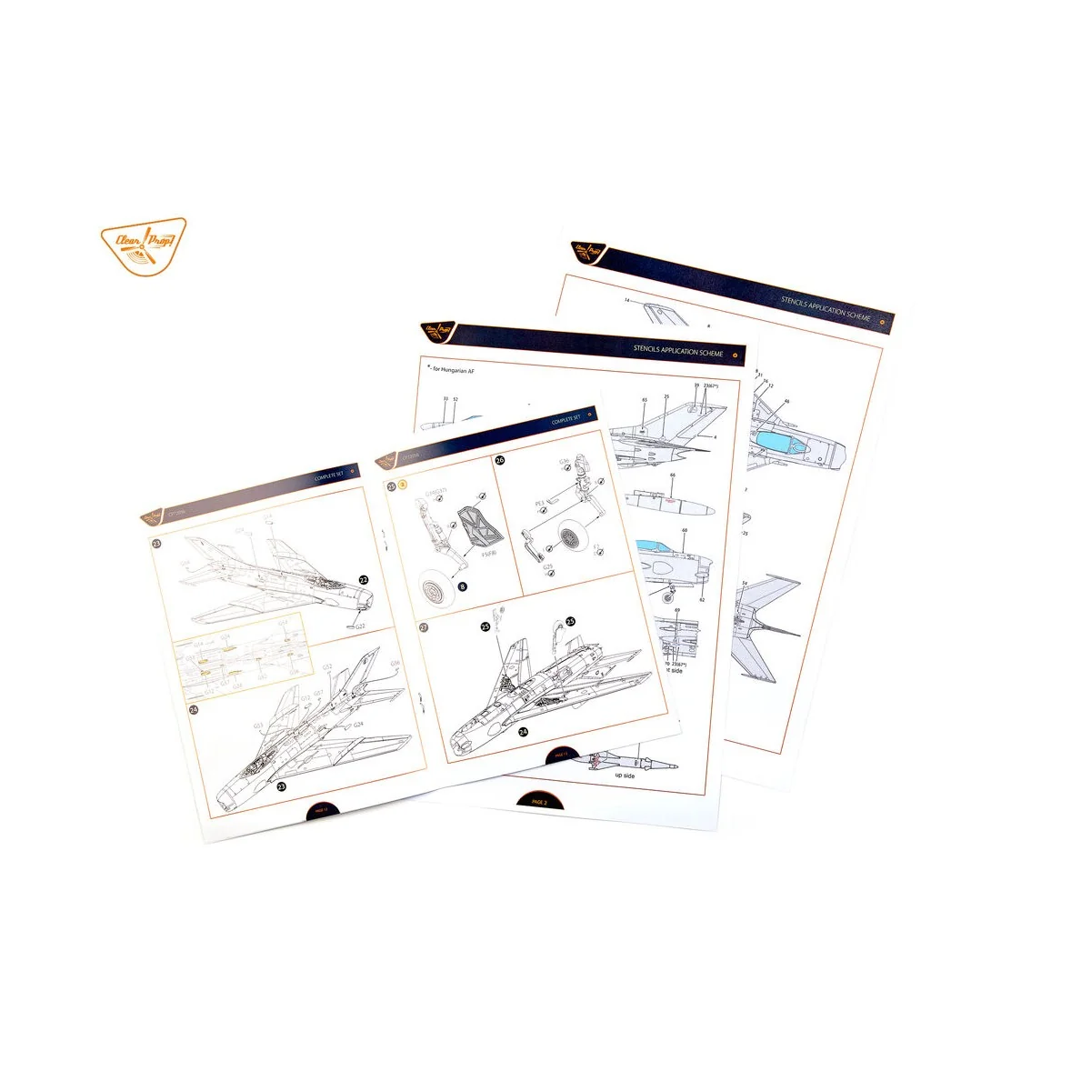 MiG-19P, 1/72 - Clear Prop Models CP72056 MiG-19P, 1/72 - Clear Prop Models CP72056