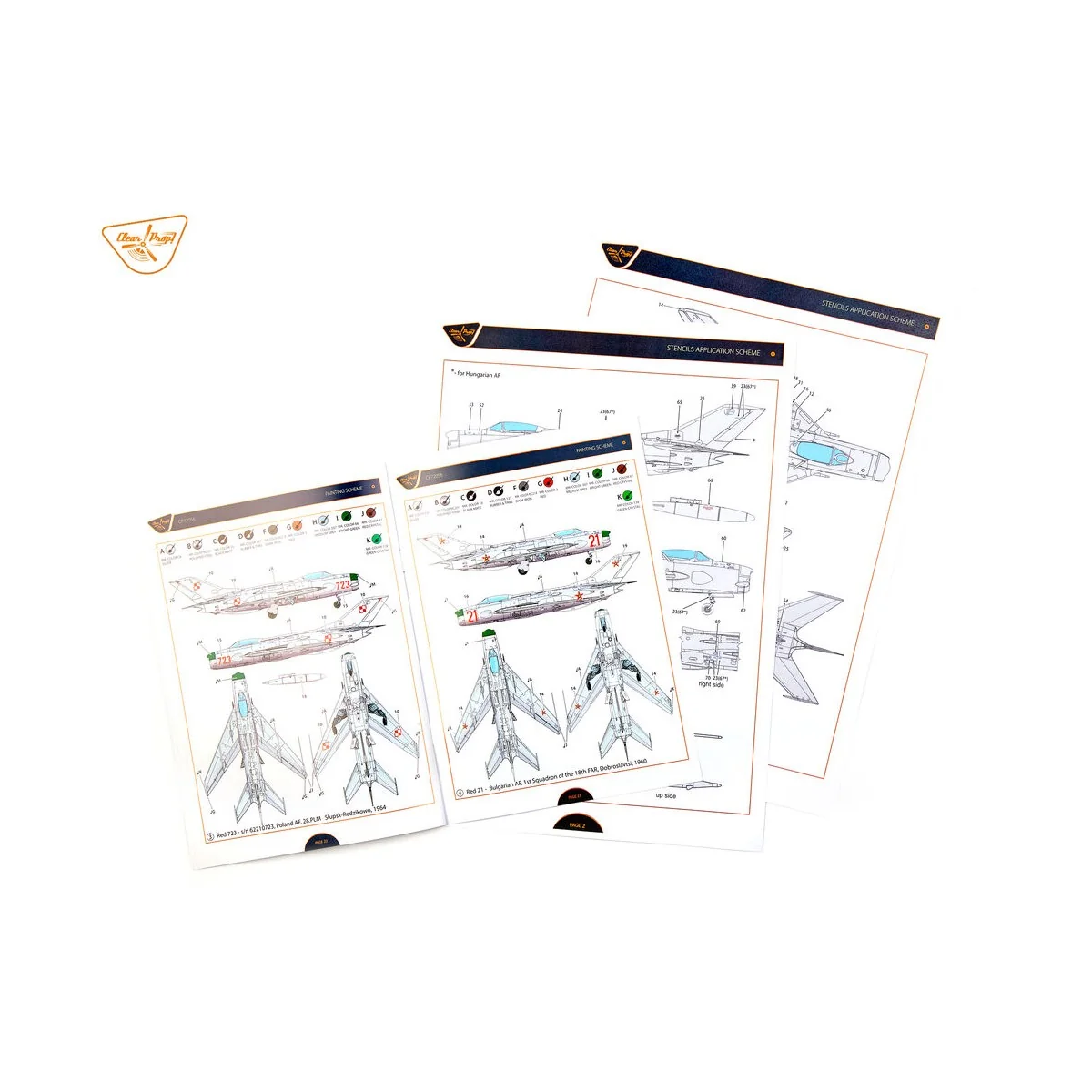 MiG-19P, 1/72 - Clear Prop Models CP72056 MiG-19P, 1/72 - Clear Prop Models CP72056