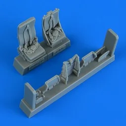 Mi-24 Hind seats with safety belts for TAMIYA, 1/48 - Quickboost QB...